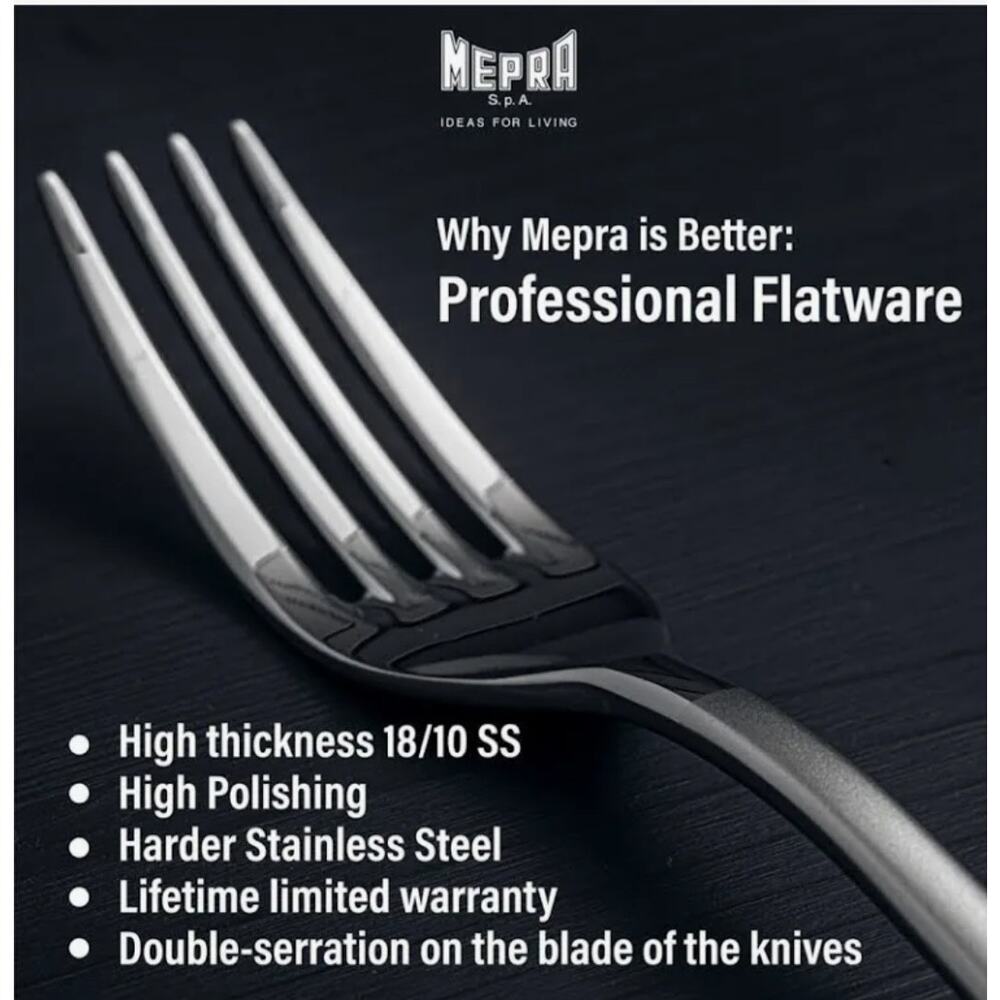 Mepra Brescia 5-Piece Flatware Set - Picture 3 of 6